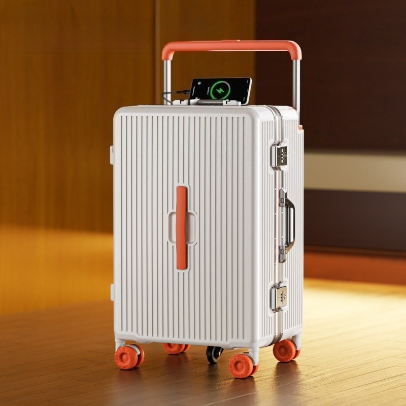Aluminum Frame Carry On Luggage - 20-28 inch brede handgreep reiskoffer aluminium