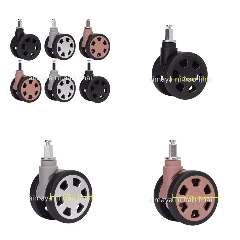 Silent Replacement Luggage Wheels - Universele vervangende bagagewielen Stille spinner-reparatieset voor