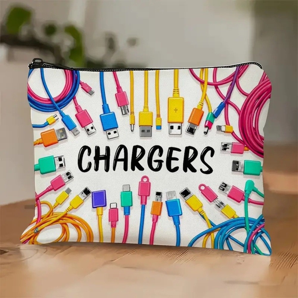 Cosmetic Bags - Nieuwe canvas opbergtas voor opladers met