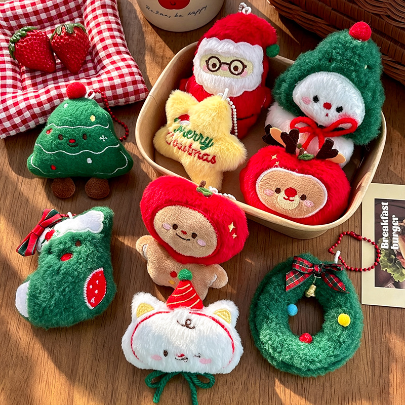 9 stuks/set Kerst Pluche Sleut - Backpacks recensie en prijs