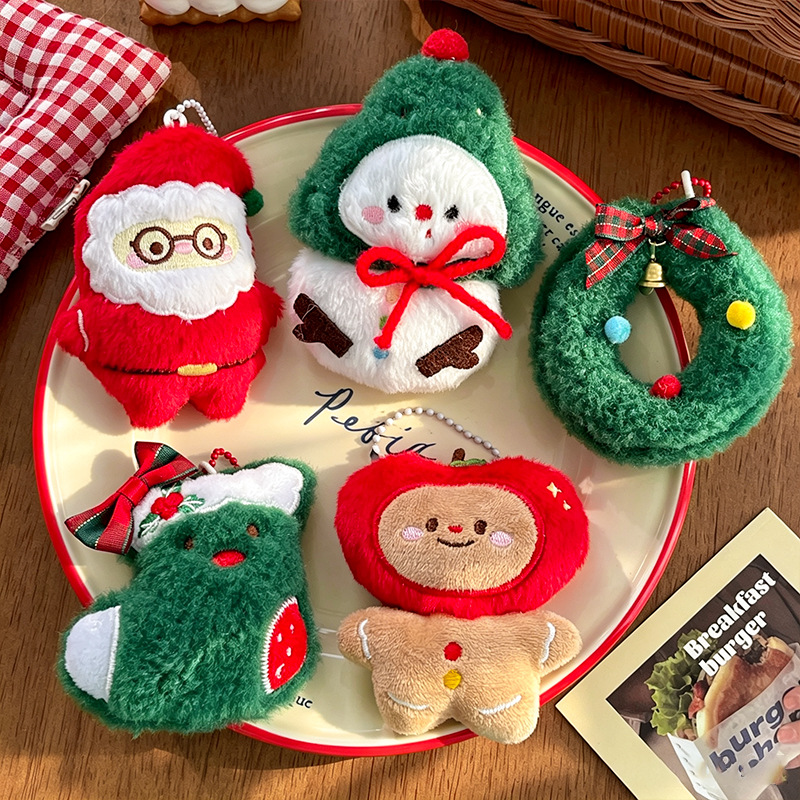 9 stuks/set Kerst Pluche Sleut - Backpacks recensie en prijs