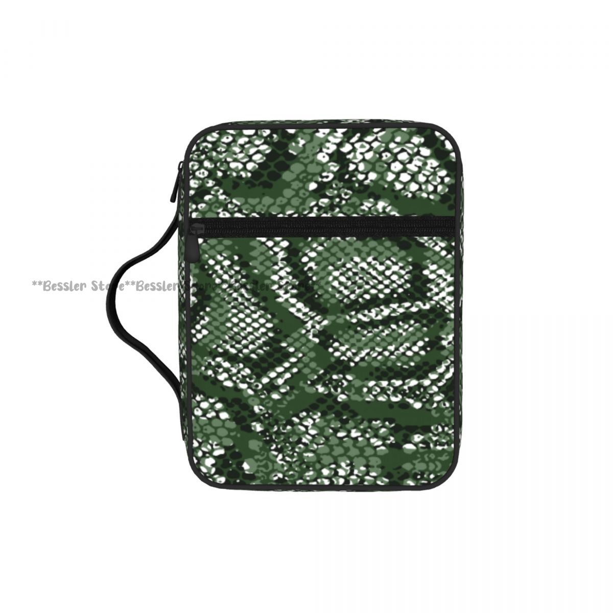 Groene slangenhuidpatroon Bijb - Handbags recensie en prijs