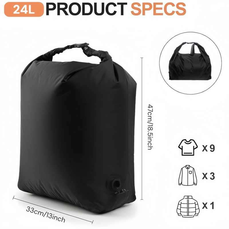 A25F-Reusables Kledingorganize - Foldable Rolling Luggage Bag recensie en prijs