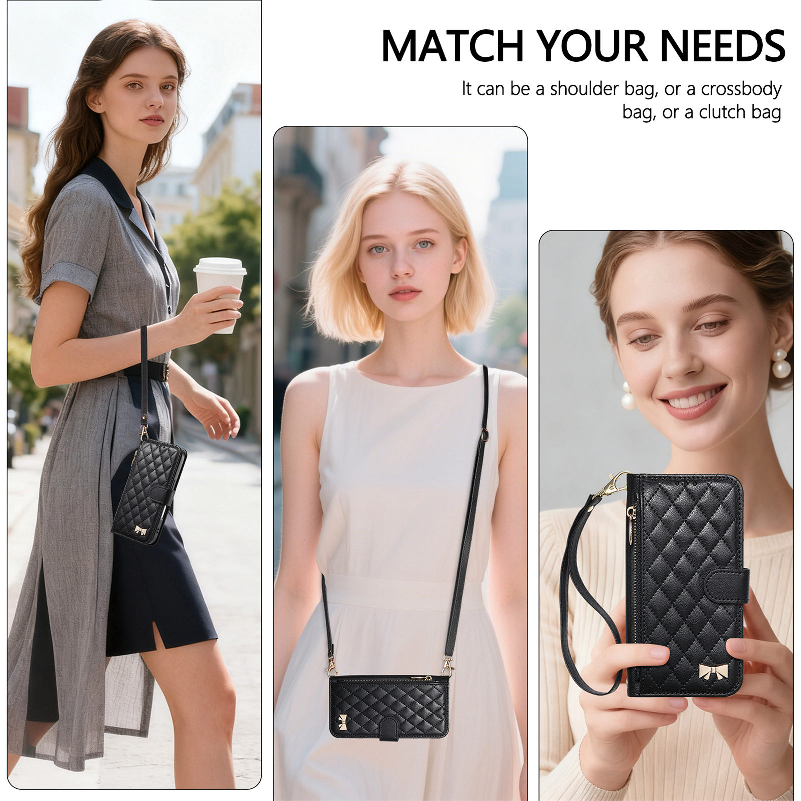 PU Leder Rits Crossbody Polsba - Wallets recensie en prijs