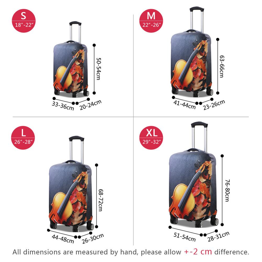 Op maat gemaakte cartoonprint  - Waterproof Suitcase Cover Protector recensie en prijs