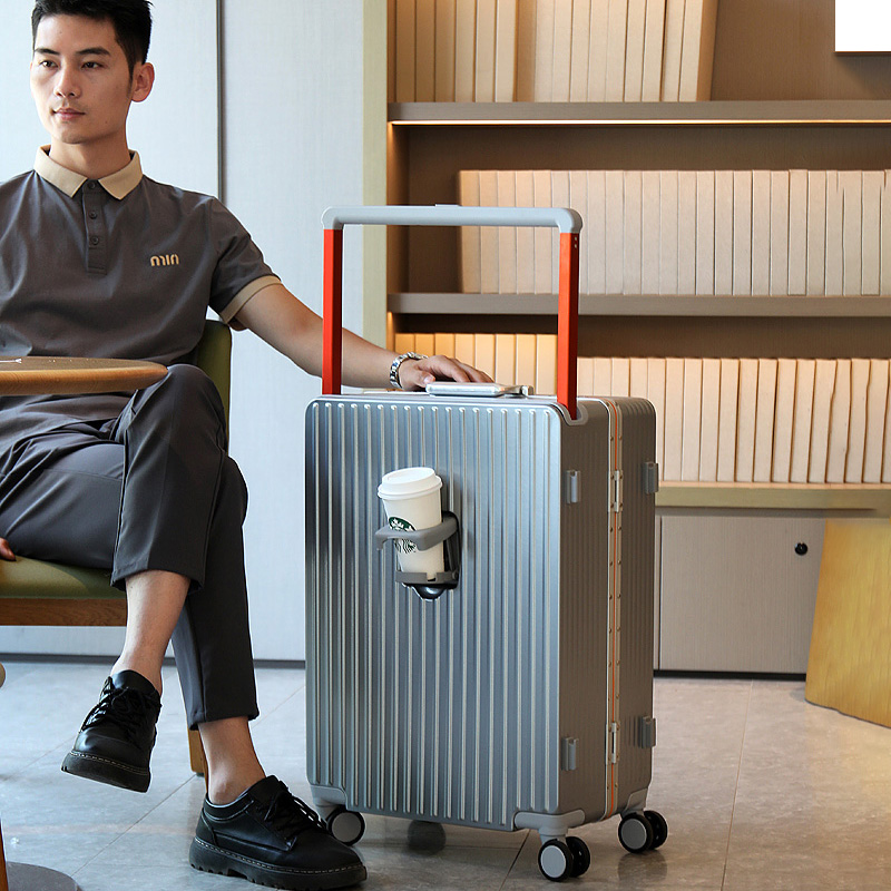 Nieuwe koffer met brede handgr - Spinner Wheel Rolling Suitcase 20 Inch recensie en prijs