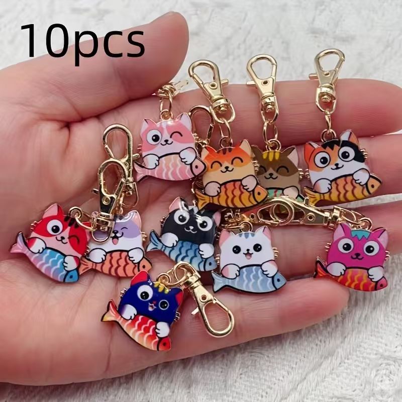 10 stuks geprinte katten-sleut - Wallets recensie en prijs