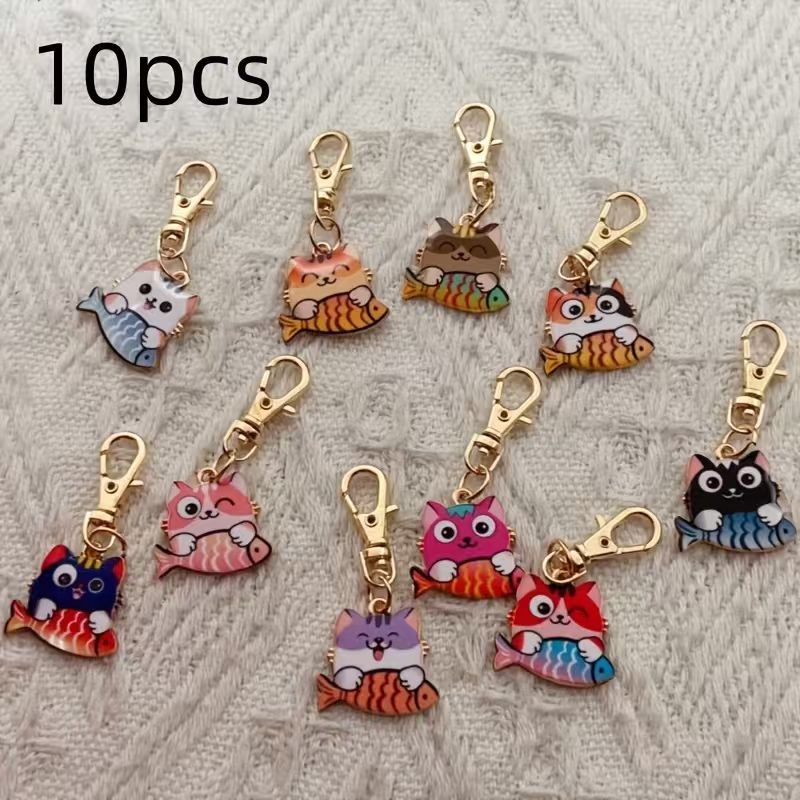 10 stuks geprinte katten-sleut - Wallets recensie en prijs